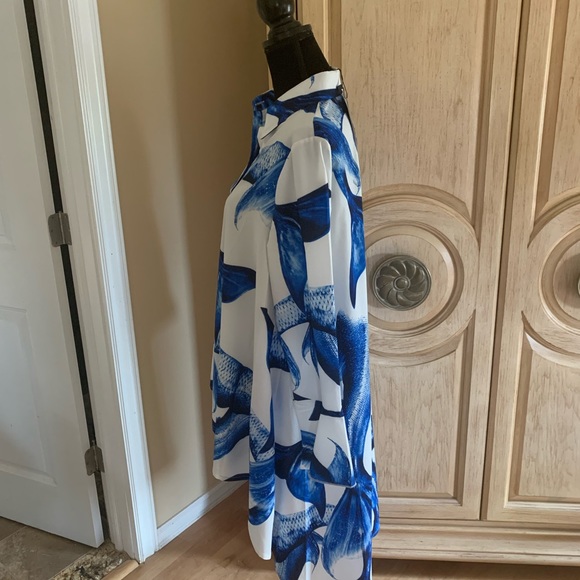 N by Nancy Mermaid Tail hi- low tunic top size S, M NWT - Picture 2 of 3